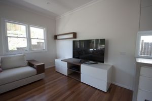 TV UnitforPaddingtonhouse, designed and built by Tech Designs